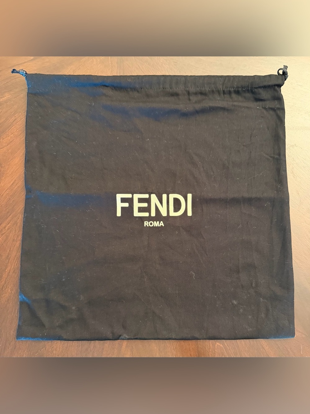 Fendi Black Dust Bag 17.5 x 17.5